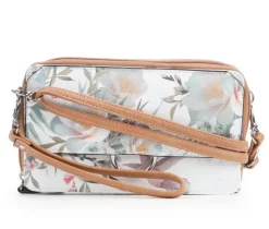 Bueno Of California Print Wallet on a String Crossbody Bag