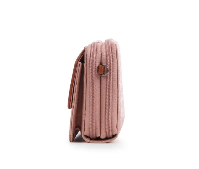 Bueno Of California Toiled Wallet on a String Crossbody Bag