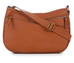 Bueno Of California Vintage Grain Washed Handbag