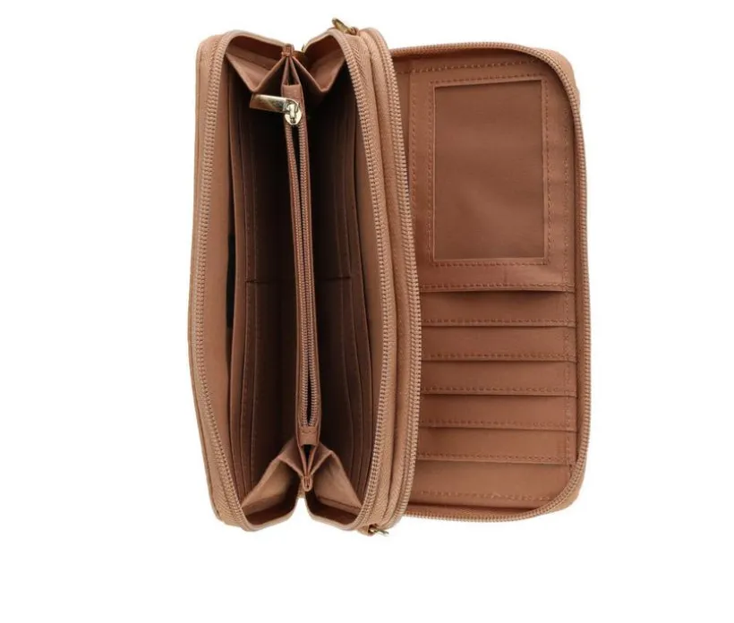 Bueno Of California Woven Wallet on a String Crossbody Bag