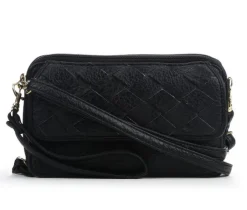 Bueno Of California Woven Wallet on a String Crossbody Bag