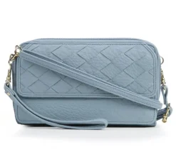 Bueno Of California Woven Wallet on a String Crossbody Bag