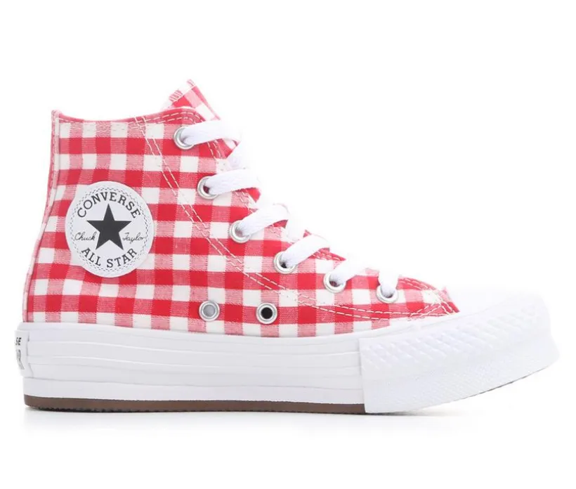 Converse Chuck Taylor Eva Lift Gingham Girls Sneakers