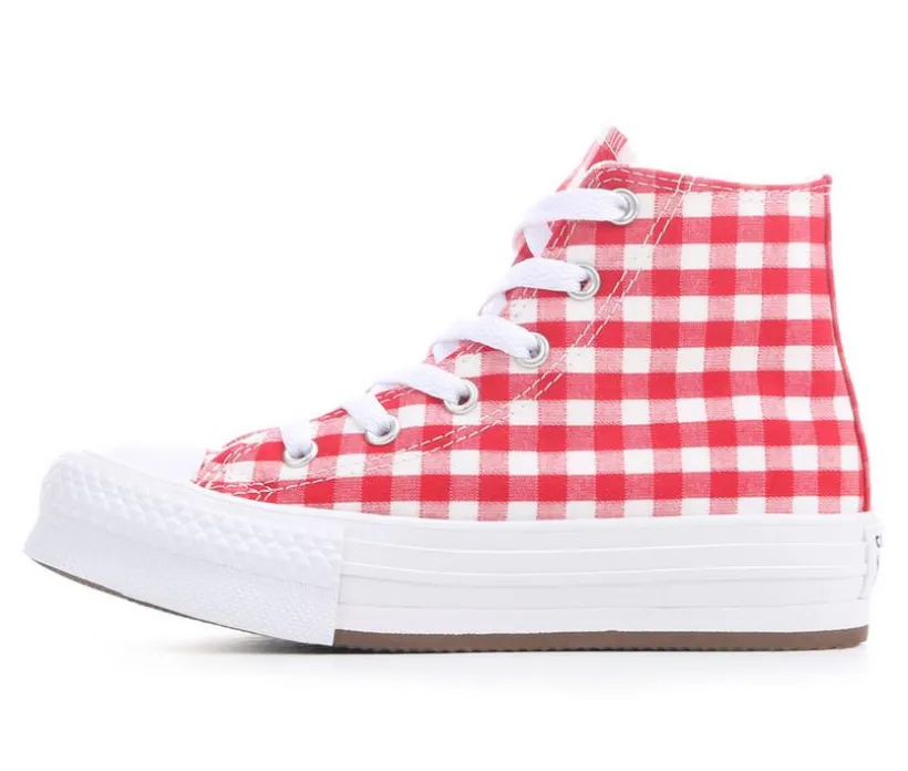 Converse Chuck Taylor Eva Lift Gingham Girls Sneakers