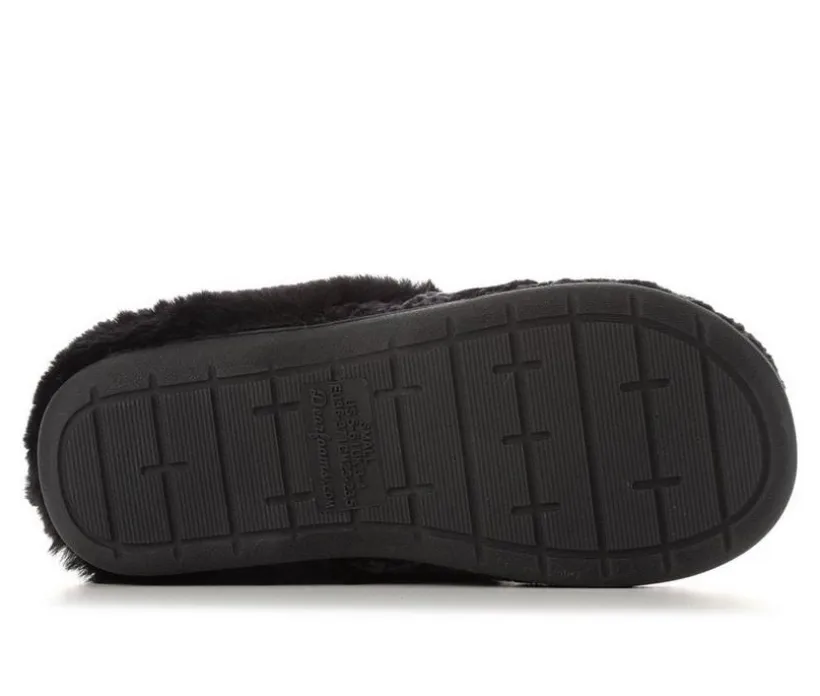 Dearfoams Cable Knit Chenille Slippers