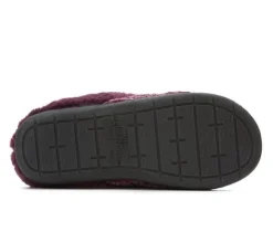 Dearfoams Cable Knit Chenille Slippers