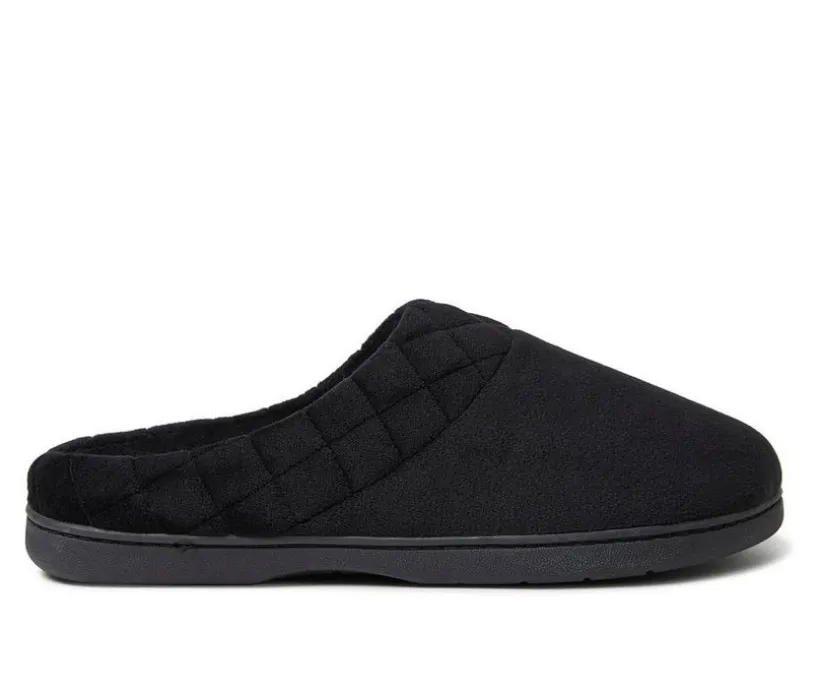 Dearfoams Darcy Velour Clog with Quilt Cuff Slippers