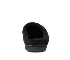 Dearfoams Darcy Velour Clog with Quilt Cuff Slippers