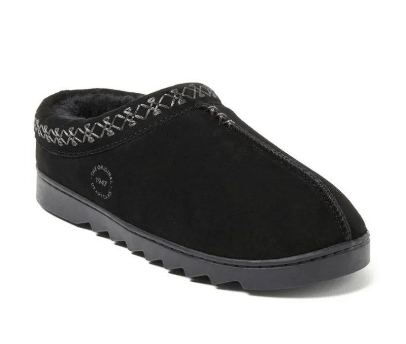 Dearfoams Doreen Suede Clog Slippers