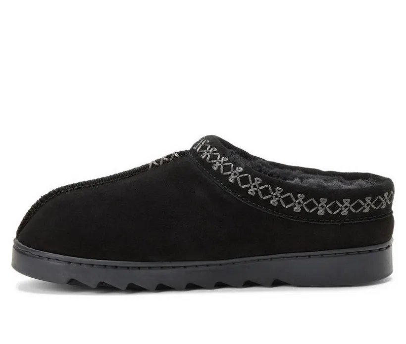 Dearfoams Doreen Suede Clog Slippers