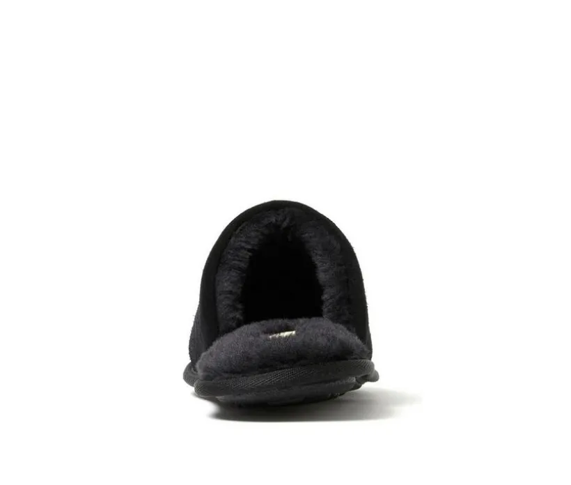 Dearfoams Kirk Suede Scuff Slippers