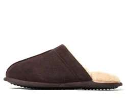 Dearfoams Kirk Suede Scuff Slippers