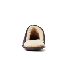 Dearfoams Kirk Suede Scuff Slippers