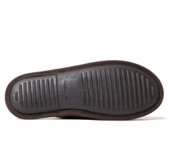 Dearfoams Kirk Suede Scuff Slippers
