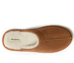 Dearfoams Kirk Suede Scuff Slippers