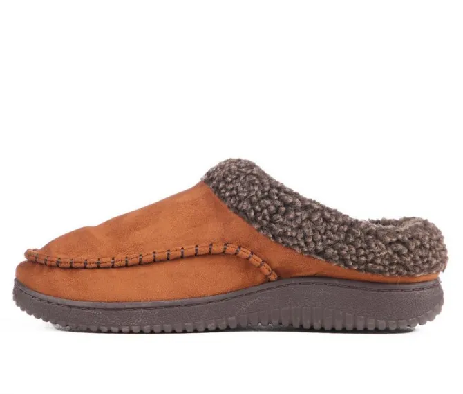 Dearfoams Marshall Microsuede Moc Toe Slippers