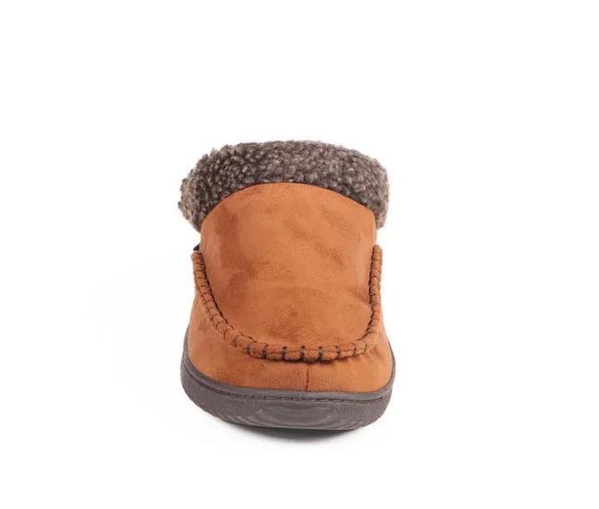 Dearfoams Marshall Microsuede Moc Toe Slippers