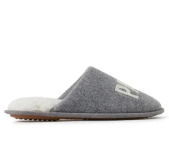 Dearfoams Men's Papa Bear Teddy Scuff Slippers