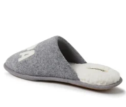Dearfoams Men's Papa Bear Teddy Scuff Slippers