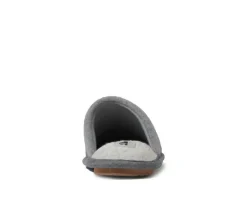 Dearfoams Men's Papa Bear Teddy Scuff Slippers