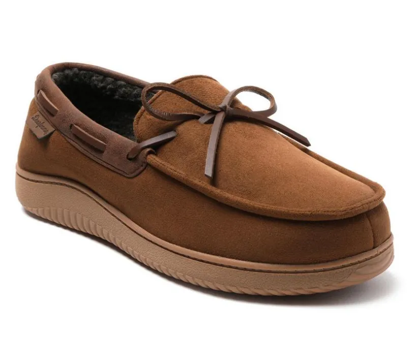 Dearfoams Pierce Microsuede Moc Slippers
