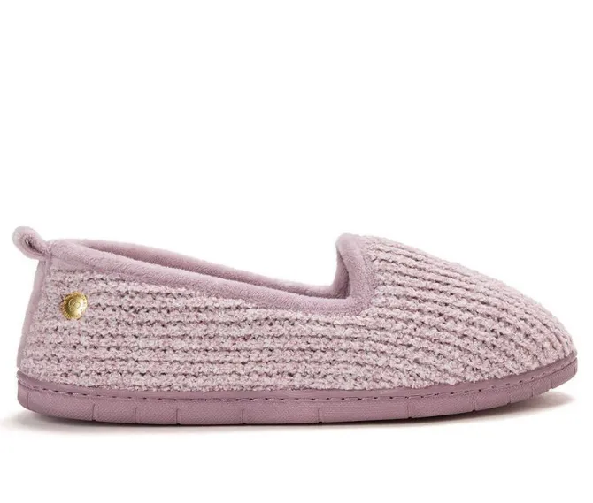 Dearfoams Rachel Marled Closed Back Slippers