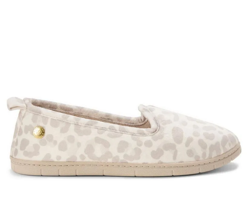 Dearfoams Rachel Velour Closed Back Slippers