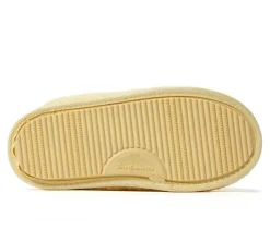 Dearfoams Teddy Heart Scuff Slippers