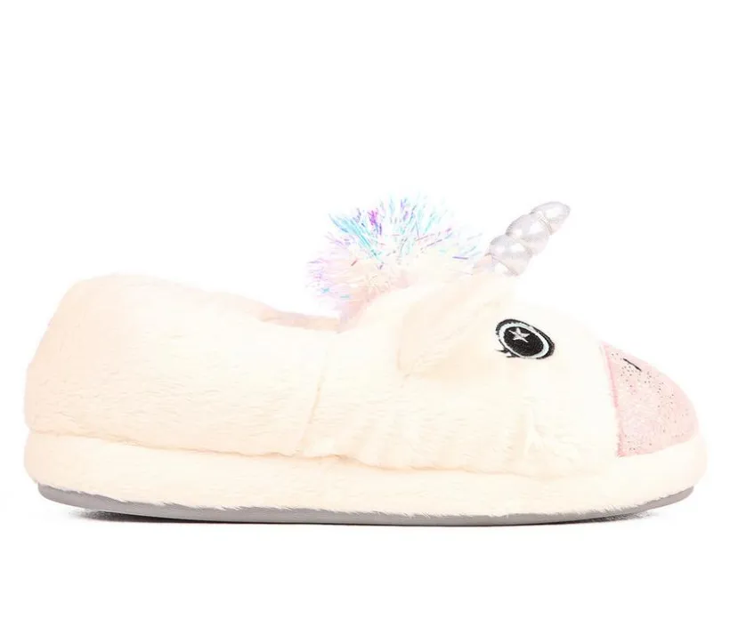 Dearfoams Toddler & Little Kid Emery Kids Critter Closed Back Slippers