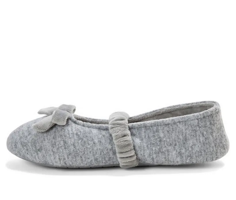 Dearfoams Women's Harmony Knit MaryJ Slippers