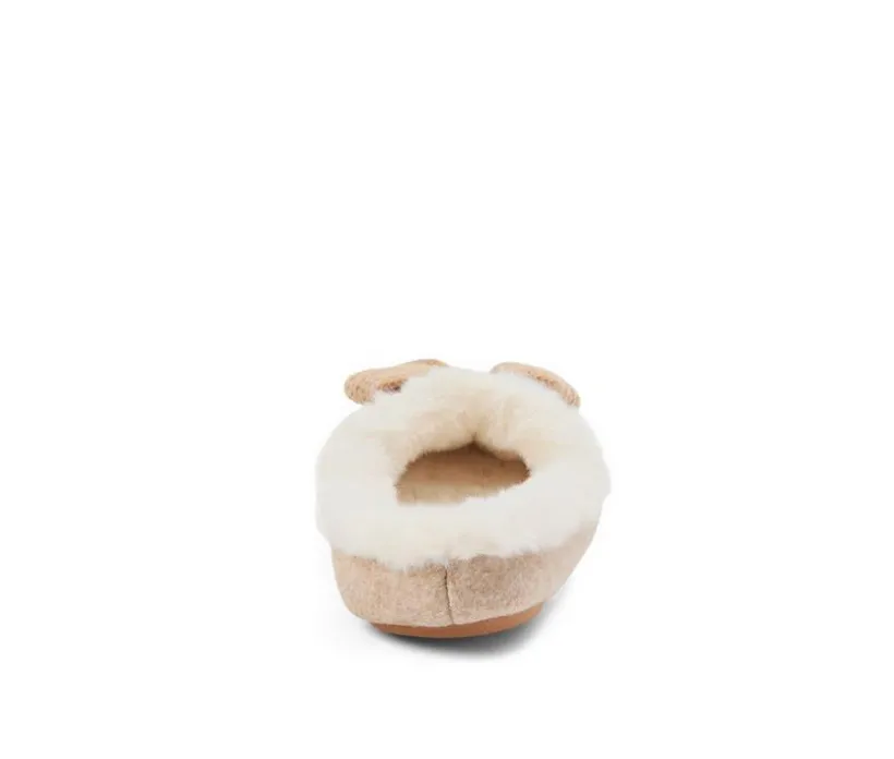 Dearfoams Women's Josie Knit Bow Slippers