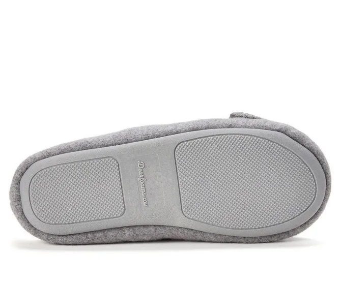 Dearfoams Women's Josie Knit Bow Slippers
