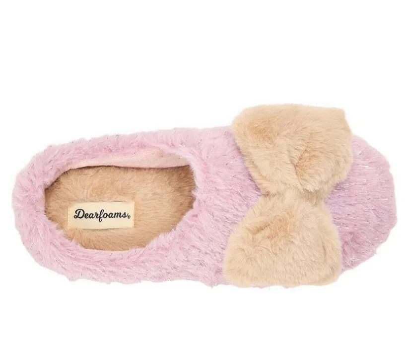 Dearfoams Women's Rosie Furry Icon Slippers