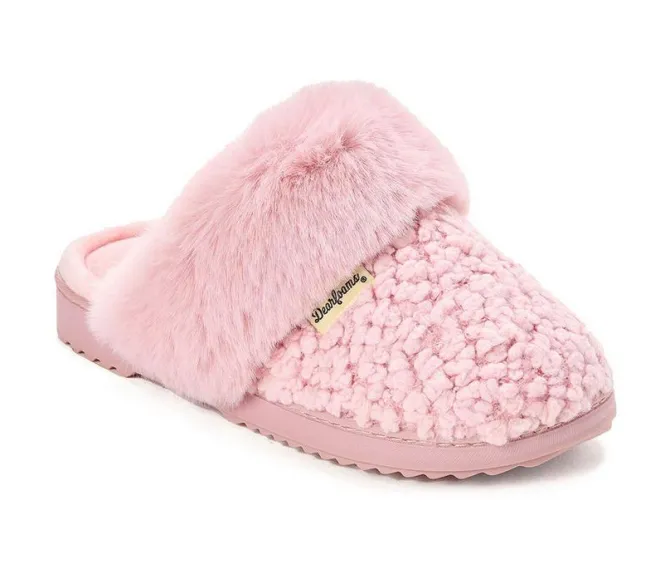 Dearfoams Woomen's Courtney Knit Scuff Slippers