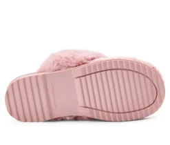 Dearfoams Woomen's Courtney Knit Scuff Slippers