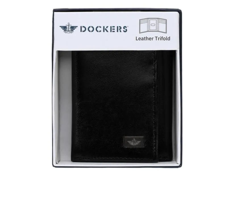 Dockers Accessories Leather RFID Extra Trifold