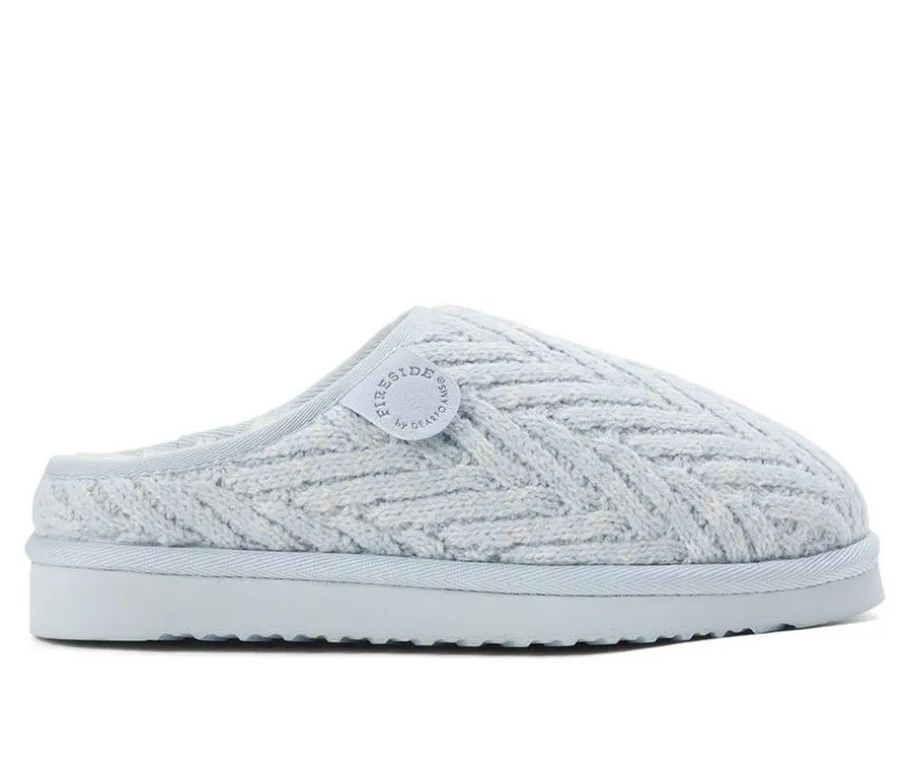 Fireside by Dearfoams Greta Genuine Shearling Clog Slippers