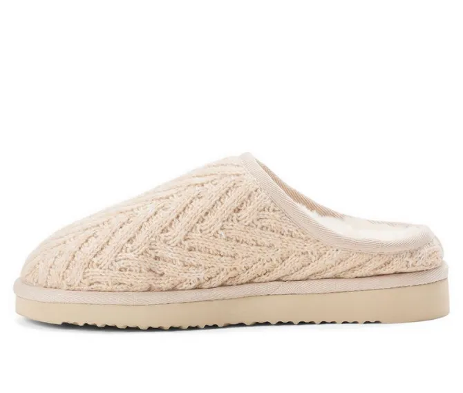 Fireside by Dearfoams Greta Genuine Shearling Clog Slippers