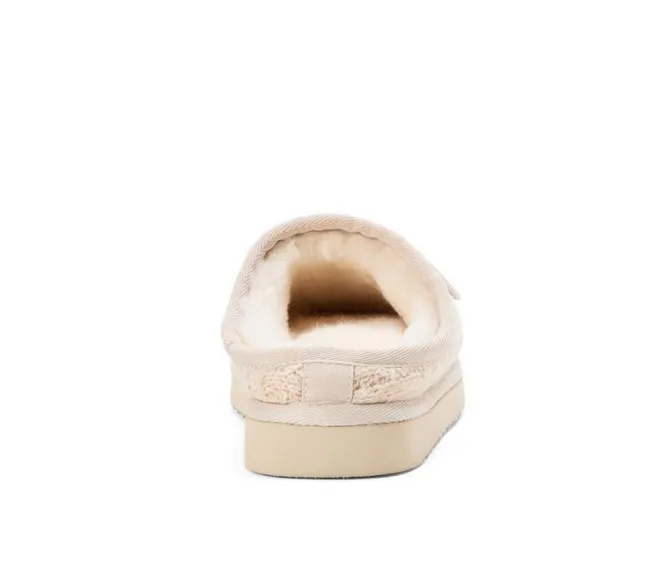 Fireside by Dearfoams Greta Genuine Shearling Clog Slippers