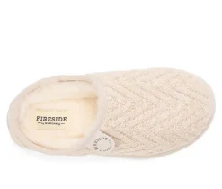 Fireside by Dearfoams Greta Genuine Shearling Clog Slippers