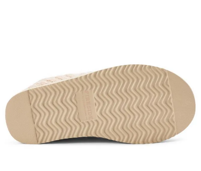 Fireside by Dearfoams Greta Genuine Shearling Clog Slippers
