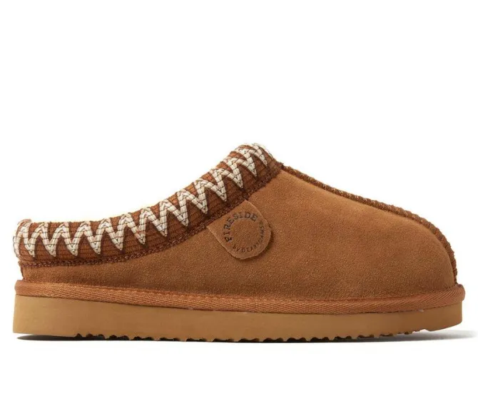 Fireside by Dearfoams Greta Genuine Shearling Clog Slippers