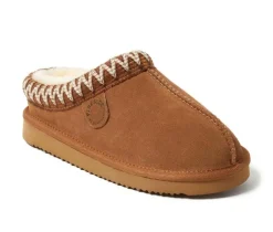 Fireside by Dearfoams Greta Genuine Shearling Clog Slippers