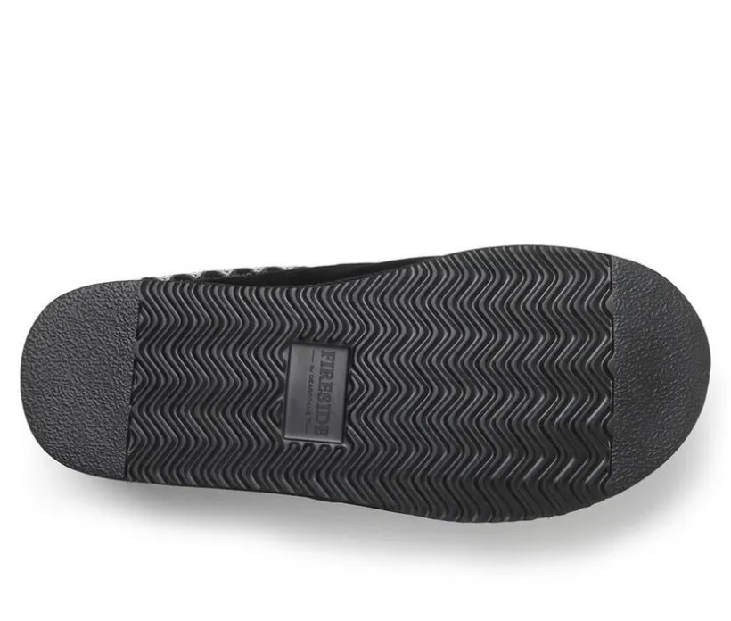 Fireside by Dearfoams Men's Grafton Genuine Shearling Clog Slippers