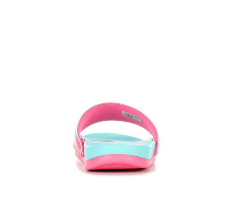 Girls' Adidas Little Kid & Big Kid Adilette Comfort Messi Sport Slides