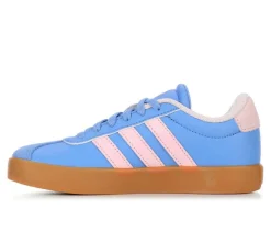 Girls' Adidas Little Kid & Big Kid VL Court 3.0 Suede Sneakers