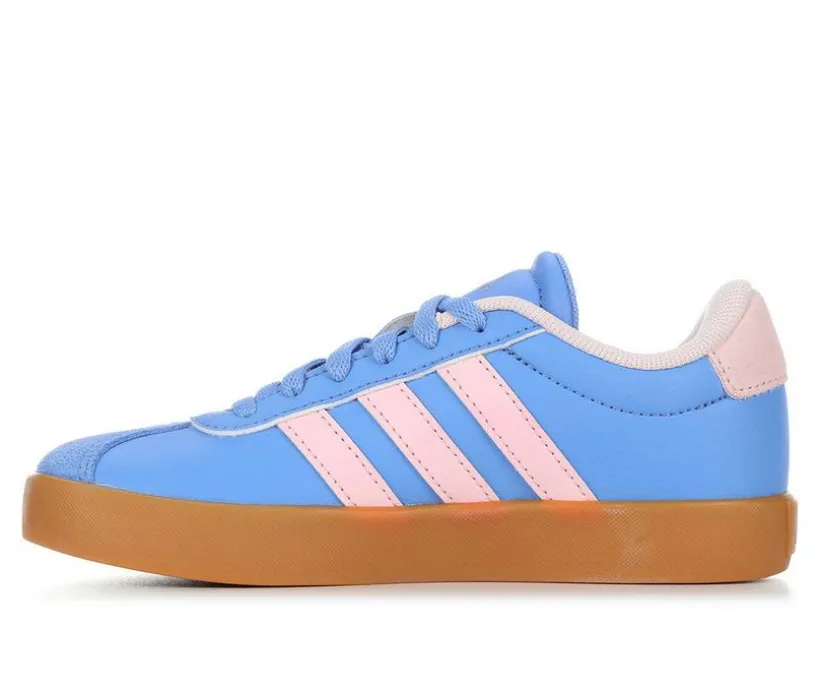 Girls' Adidas Little Kid & Big Kid VL Court 3.0 Suede Sneakers