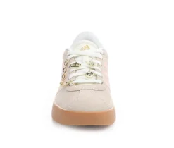 Girls' Adidas Little Kid & Big Kid VL Court 3.0 Suede Sneakers