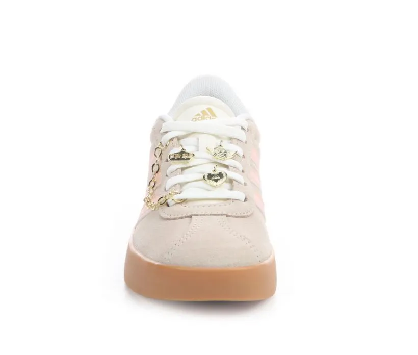 Girls' Adidas Little Kid & Big Kid VL Court 3.0 Suede Sneakers