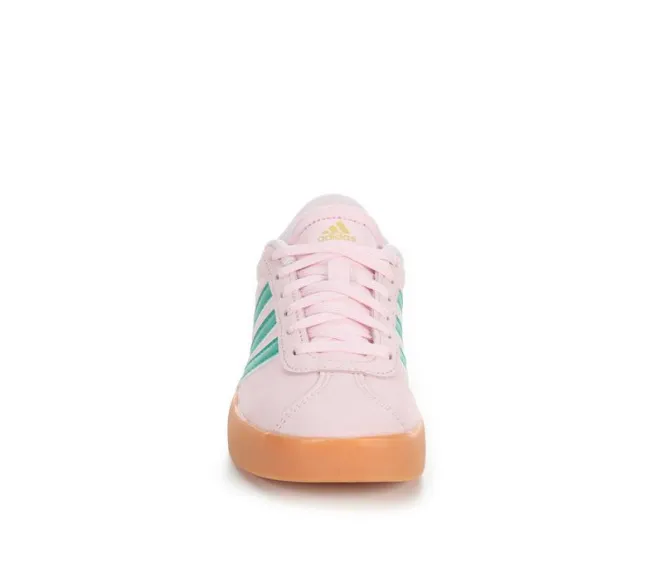 Girls' Adidas Little Kid & Big Kid VL Court 3.0 Suede Sneakers